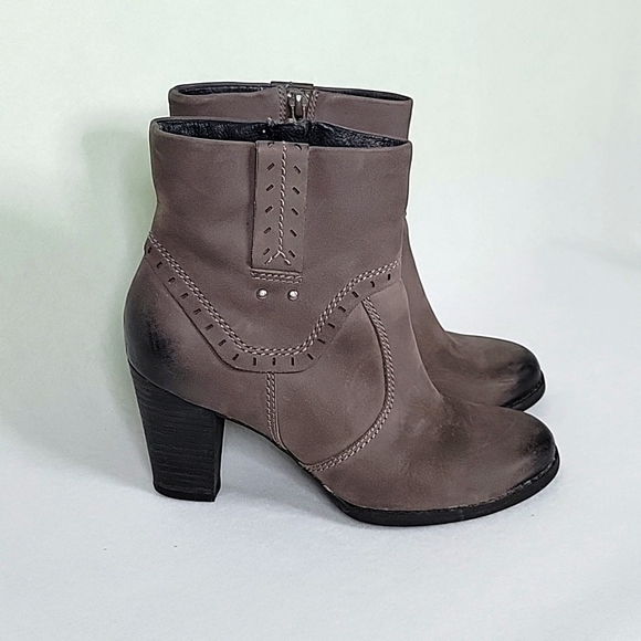 Clarks Shoes - Clarks Alpine Gale Ankle Boots Dark Grey/Taupe Size 7